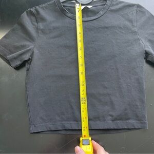 Zara Black Crew Neck Tee